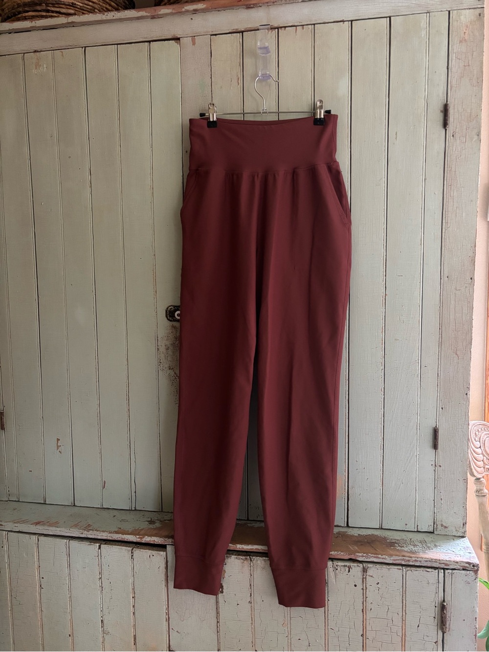 Tall Old Navy Powersoft Orange High-Rise Jogger Pants